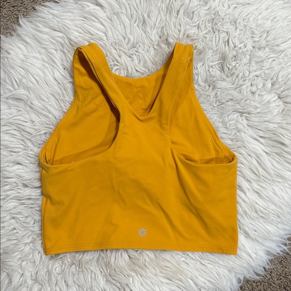 Athleta Conscious Crop Bra A-C in Abyssian yellow size XS - Picture 5 of 6